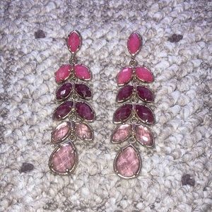 Post statement earrings